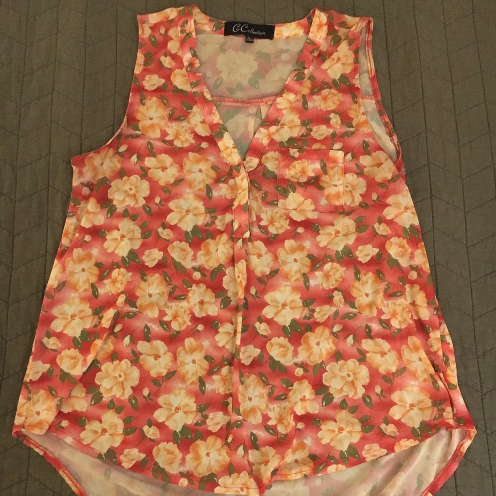 Floral tank top